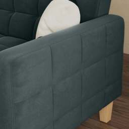 Harlow Velvet Storage Double Sofa Bed - thumbnail 5