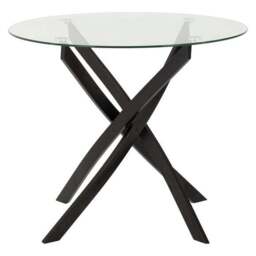 Sheldon Round Glass Top Dining Table - thumbnail 2