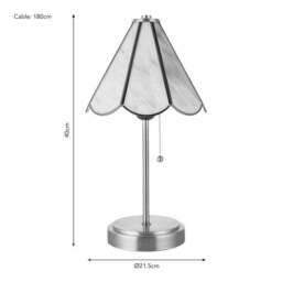 Colette Mid Century Table Lamp - thumbnail 6