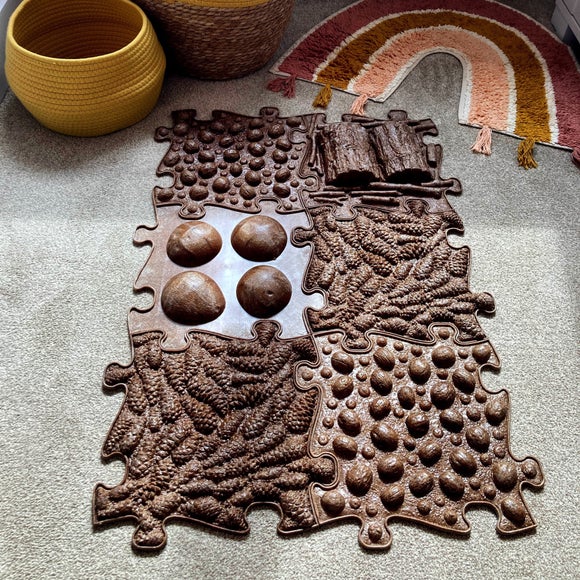 Muffik Eco Earth Orthopaedic Sensory Play Mat Set of 6 - image 1