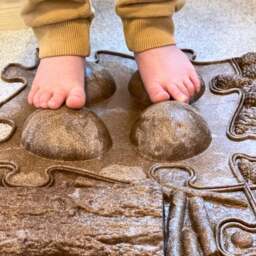 Muffik Eco Earth Orthopaedic Sensory Play Mat Set of 6 - thumbnail 4