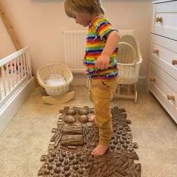 Muffik Eco Earth Orthopaedic Sensory Play Mat Set of 6 - thumbnail 3