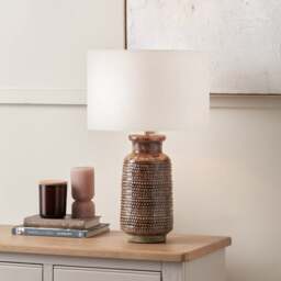Pacific Lifestyle Theano Moroccan Lino Table Lamp - thumbnail 1