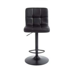 Jasmine Adjustable Height Swivel Bar Stool, Faux Leather - thumbnail 6