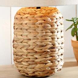 Zadi Plaited Tall Water Hyacinth Table Lamp - thumbnail 2