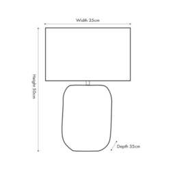 Zadi Plaited Tall Water Hyacinth Table Lamp - thumbnail 5