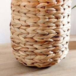 Zadi Plaited Tall Water Hyacinth Table Lamp - thumbnail 3