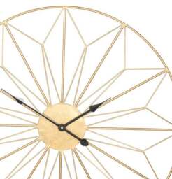 Antique Gold Geo Wall Clock - thumbnail 3