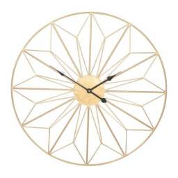 Antique Gold Geo Wall Clock - thumbnail 2