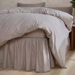 Chambray Microfibre Valance