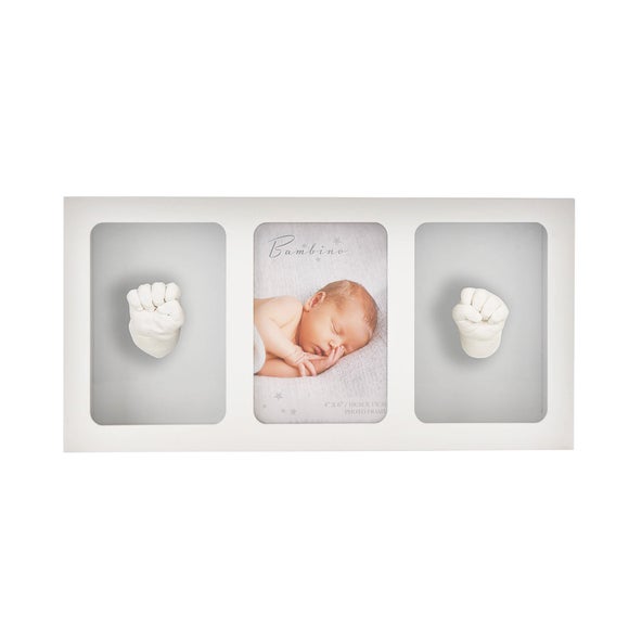 Bambino White Multi Photo Frame & Casting Kit - image 1