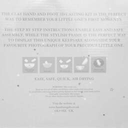 Bambino White Multi Photo Frame & Casting Kit - thumbnail 4