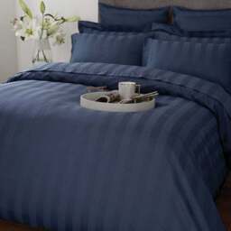Hotel Stripe 230 Thread Count 100% Cotton Duvet Cover - thumbnail 2