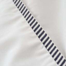 Bianca Contrast Trim 100% Cotton Duvet Cover & Pillowcase Set - thumbnail 3