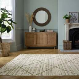 Edited Life Diamond Tuft Textured Washable Rug - thumbnail 1