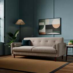 Margot Multi Yarn Boucle Clic Clac Storage Sofa Bed - thumbnail 1