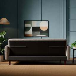 Margot Multi Yarn Boucle Clic Clac Storage Sofa Bed - thumbnail 4