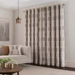 Orion Cut Velvet Eyelet Curtains - thumbnail 5
