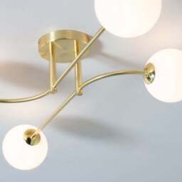 Vogue Hartwell 4 Light Semi Flush Ceiling Light - thumbnail 3