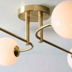 Vogue Hartwell 4 Light Semi Flush Ceiling Light - thumbnail 4