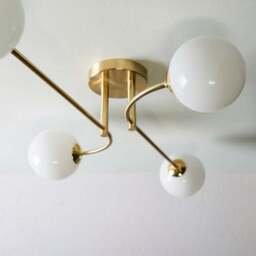 Vogue Hartwell 4 Light Semi Flush Ceiling Light - thumbnail 6