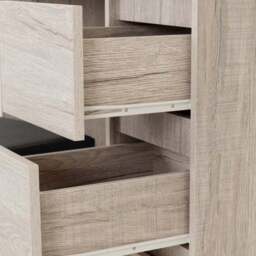 Walker 3 Drawer Dressing Table with Stool - thumbnail 2