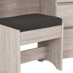 Walker 3 Drawer Dressing Table with Stool - thumbnail 6