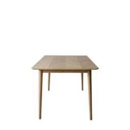 Manila 6 Seater Dining Table, Oak - thumbnail 5