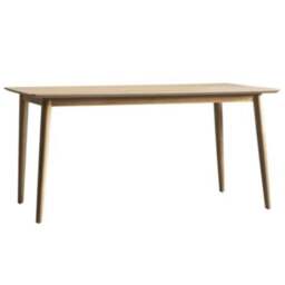 Manila 6 Seater Dining Table, Oak - thumbnail 4