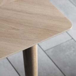 Manila 6 Seater Dining Table, Oak - thumbnail 2