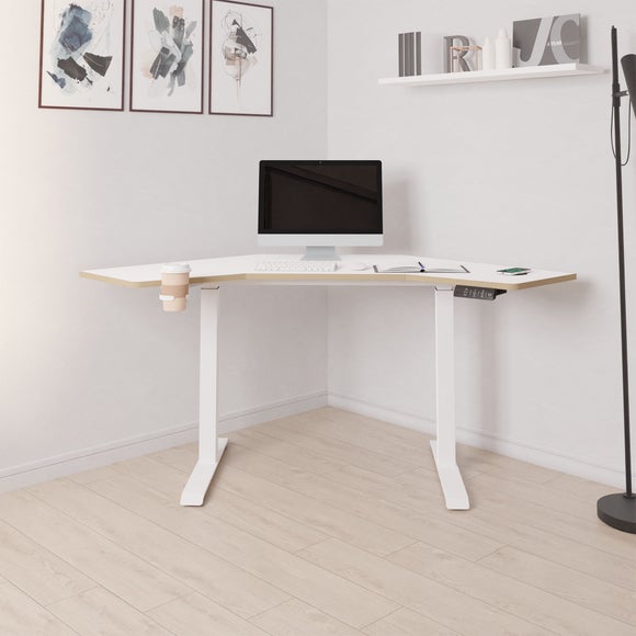 Gino Corner Height Adjustable Desk - image 1