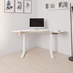 Gino Corner Height Adjustable Desk - thumbnail 1