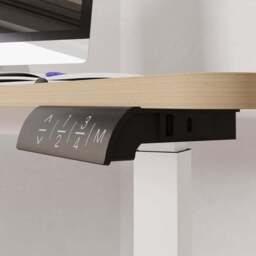 Gino Corner Height Adjustable Desk - thumbnail 4