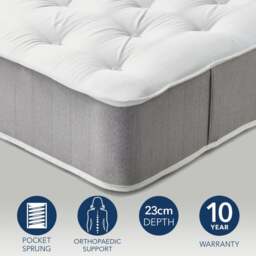 Fogarty 1000 Pocket Sprung Orthopaedic Mattress - thumbnail 1