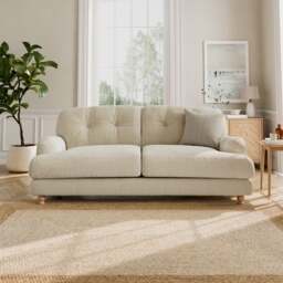 Martha Chunky Chenille 3 Seater Sofa - thumbnail 1