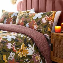 furn. Asterea Duvet Cover and Pillowcase Set Multicolour - thumbnail 3