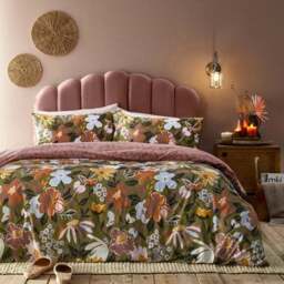 furn. Asterea Duvet Cover and Pillowcase Set Multicolour - thumbnail 4