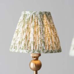 Vogue Javier 5 Light Adjustable Curve Pendant Light with Green Leaf Lamp Shades - thumbnail 2