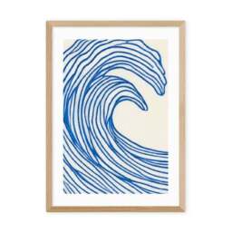 East End Prints Wavy Lines Print - thumbnail 2
