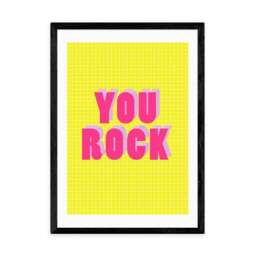 East End Prints You Rock Print - thumbnail 2