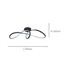 EGLO Calarossa-Z Smart Colour Changing LED Ceiling Light - thumbnail 4