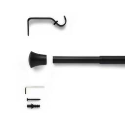 Trumpet Extendable Metal Curtain Pole - thumbnail 2