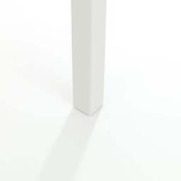 Coxmoor 4 Seater Square Dining Table, Off White Solid Oak - thumbnail 6