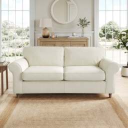 Flori Chunky Chenille 3 Seater Sofa - thumbnail 1