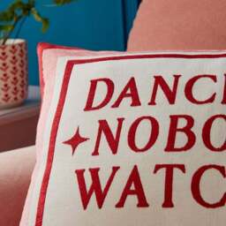 Dance Velvet Rectangle Cushion - thumbnail 4