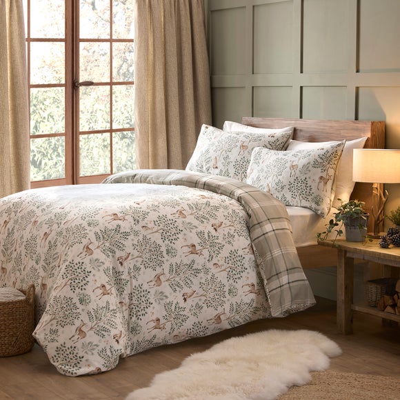 Forest Animals 100% Cotton Duvet Cover & Pillowcase Set - image 1