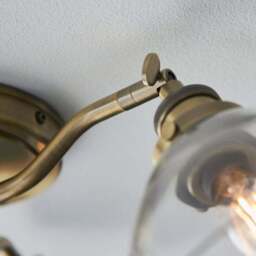 Vogue Tobermory Industrial 3 Light Adjustable Semi Flush Ceiling Light - thumbnail 3