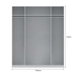 Sudbury 4 Door Wardrobe - thumbnail 2