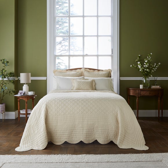 Dorma Soft Scalloped Bedspread - image 1
