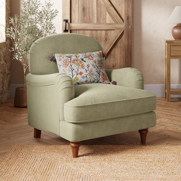 Beatrice II Soft Tonal Chenille Armchair - image 1